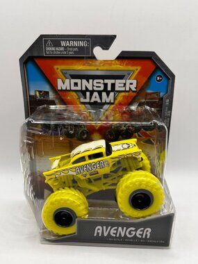 Spin Master Monster Jam - " AVENGER " - OVER CHARGED 1 64 Series 35